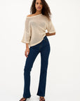 Ivy Copenhagen Tara jeans – helfigur forfra på modell