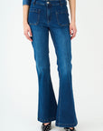 Ivy Copenhagen Ann Charlotte Earth jeans – detalj av lommer og midje