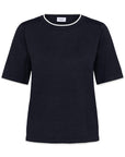 Milasz Contrast Stripe Ss Pullover