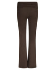 Ulianna Leggings Pants i chocolate brun sett fra siden, underdel fra Neo Noir hos Image Mandal