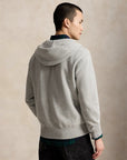 Polo Ralph Lauren RL Fleece hettegenser med glidelås – bakfra på modell