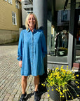 Tannia M Dress i blå, kjole fra MBYM hos Image Mandal