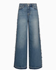 Funky Tyla Jeans Wash Watford i denim blå stylet antrekk, bukse fra Ivy Copenhagen hos Image Mandal