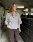Bandi Fluffy Knit Blouse