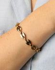 Amie - Link Chain Bracelet Stainless Steel sett fra siden, tilbehør fra Timi Of Sweden hos Image Mandal