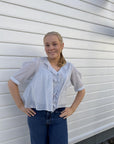 Elliot Shortsleeve dusty blue