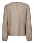 Connycc Drape Blouse i mink sett fra siden, bluse fra Co'couture hos Image Mandal