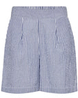 Sonja New Shorts i marineblå nærbilde av detaljer, shorts fra A-view hos Image Mandal