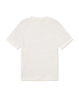 Emmanuel Knit Polo i light elfenben sett fra siden, genser fra Les Deux hos Image Mandal