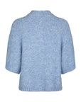Benuta Fluffy Knit Cardigan i blå på modell, cardigan fra Neo Noir hos Image Mandal