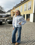 Ameliacc Emb Shirt i pale blå i lyocell, skjorte fra Co'couture hos Image Mandal