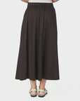 yara long poplin skirt