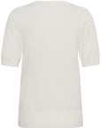 Milasz Pointelle Ss Pullover i ice, cardigans fra Saint Tropez, nærbilde – Image Mandal