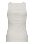 Grannycc Rib Solid Emb Tank i White, topp fra Co'couture hos Image Mandal
