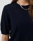 Milasz Pointelle Ss Pullover