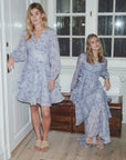 Mabella Crepe Print Dress