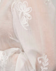 Novincc Emb Ls Shirt i offwhite nærbilde av detaljer, skjorte fra Co'couture hos Image Mandal