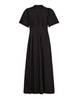 Poppycc Emb Pleat Dress i sort sett fra siden, kjole fra Co'couture hos Image Mandal