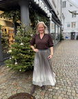 Glitter Plisse Skjørt i '- - - - i polyester, skjørt fra Co'couture hos Image Mandal