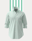 Woven-Sport Shirt-Shirt i grn/white i bomull, skjorte fra Polo Ralph Lauren hos Image Mandal