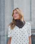 Adelina Paisley Knit Scarf