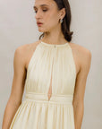 Lillibeth Dress i gul stylet antrekk, kjole fra Urban Pioneers hos Image Mandal