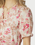 Kanza Flower Rose Dress
