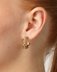 Gerda - Flower Stud Earrings Stainless Steel