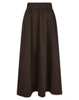 yara long poplin skirt