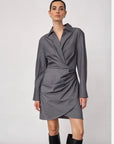 Lyviacc Pin Wrap Dress