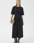 Gzinez Long Dress i sort, kjole fra Gestuz hos Image Mandal