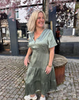 Shana M Dress i grønn, kjole fra MBYM hos Image Mandal
