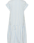 Zalindasz Ss Dress i skyway ice stripet sett fra siden, kjole fra Saint Tropez hos Image Mandal