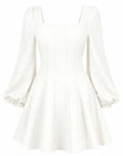 Golightly Sophie Tweed Kjole - Off White