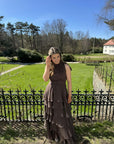 Marli Solid Chiffon Dress styling-inspirasjon, kjole fra Neo Noir hos Image Mandal