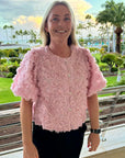 Aisa Flower Blouse i rose i polyester, skjorte fra Neo Noir hos Image Mandal