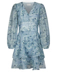 Mabella Crepe Print Dress