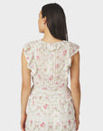 Netali Spring Flower Top i off white, bluse fra Neo Noir, bilde 7 – Image Mandal