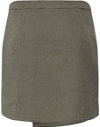 Gzcasia Hw Skirt i black and white houndstooth, skjørt fra Gestuz, sett fra siden – Image Mandal