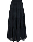 Felicia S Voile Skirt i marineblå stylet antrekk, skjørt fra Neo Noir hos Image Mandal