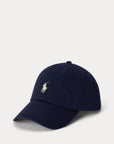 Classic Sport Cap i marineblå i bomull, lue fra Polo Ralph Lauren hos Image Mandal