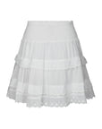 Heidie Ruffle Skirt på modell, topp fra Neo Noir hos Image Mandal
