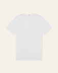 Norregaard T-shirt i hvit nærbilde av detaljer, t-skjorte fra Les Deux hos Image Mandal