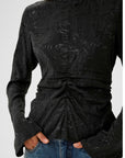 Rosia Blouse i sort stylet antrekk, bluse fra Gestuz hos Image Mandal