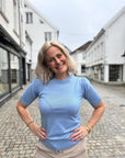 Milasz Ss Pullover i allure i polyester, cardigan fra Saint Tropez hos Image Mandal