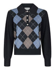 Julina Check Knit Blouse