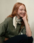 Ariya Paisley Knit Scarf