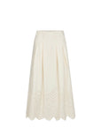 Poppy Anglaise Skirt i bone bakfra, skjørt fra Co'couture hos Image Mandal