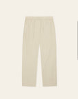 Linen Casual Pants i light sand nærbilde av detaljer, bukse fra Les Deux hos Image Mandal