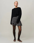 Astrid Rib Sweater i sort, genser fra Once Untold hos Image Mandal